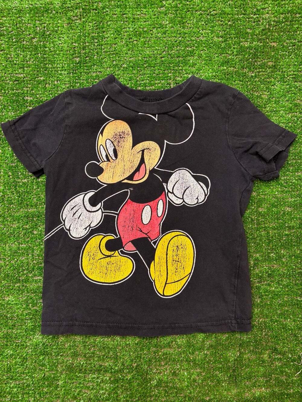 Disney Mickey Mouse Graphic Toddler T-Shirt Black Size 24M